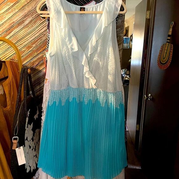 Sachin & Babi ruffle accordion dress  - Picture 6 of 9